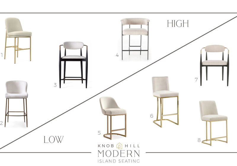KHM- Island Seating Options- High/Low