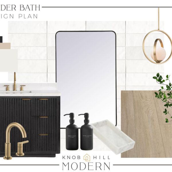 KHM Powder Room Design Plan