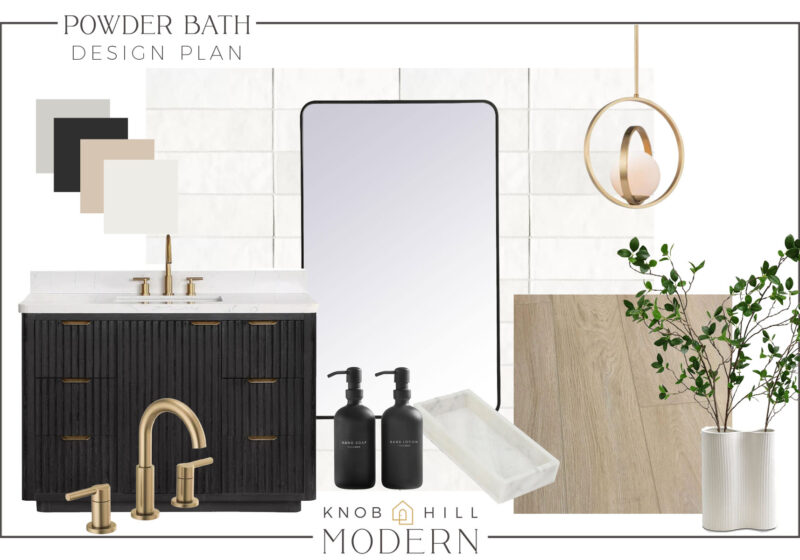 KHM Powder Room Design Plan