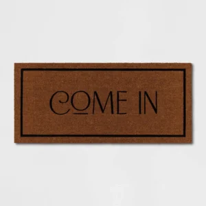 Modern Text Front Door Mat