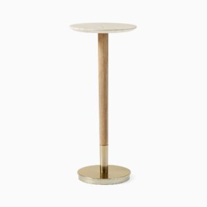 Mid-Century Marble Drink Table